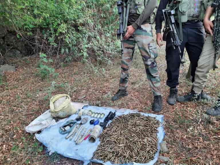 Hideout busted in north Kashmir, blankets, other logistics recovered