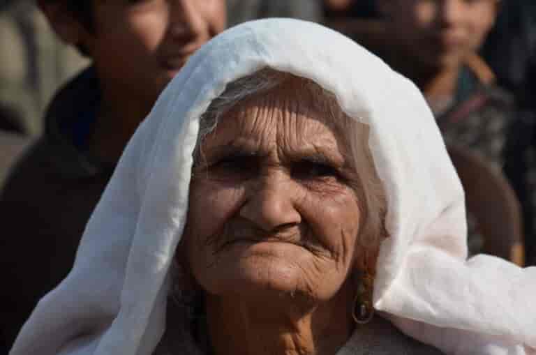 In Kashmir, 100-yr-old woman attends rally after “BJP promised to release son”