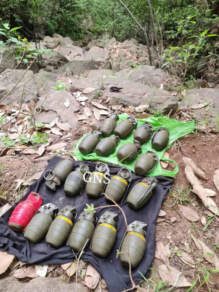 Five rusted grenades recovered in Akhnoor