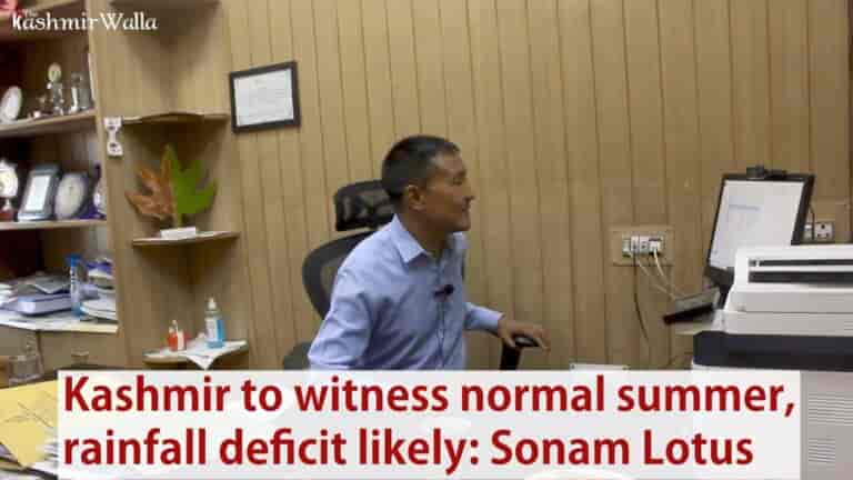 Watch |Kashmir to witness normal summer, rainfall deficit likely: Sonam Lotus