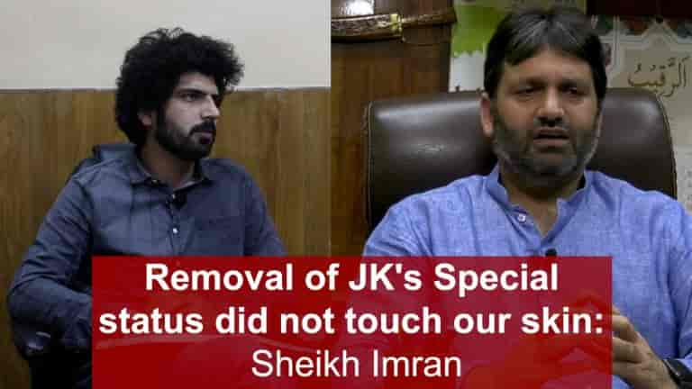 Watch | Removal of JK’s Special status did not touch our skin: Sheikh Imran