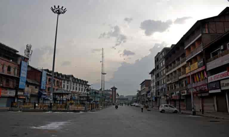 Shutdown in Kashmir