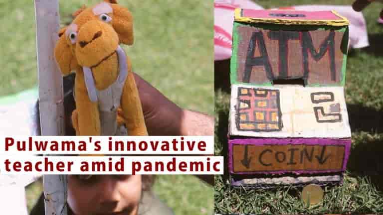 Watch | Pulwama’s innovative teacher amid pandemic