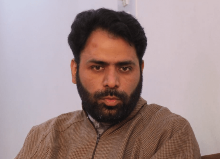 Khurram Parvez at home