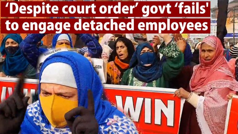 Watch| ‘Despite court order’ govt ‘fails’ to engage detached employees