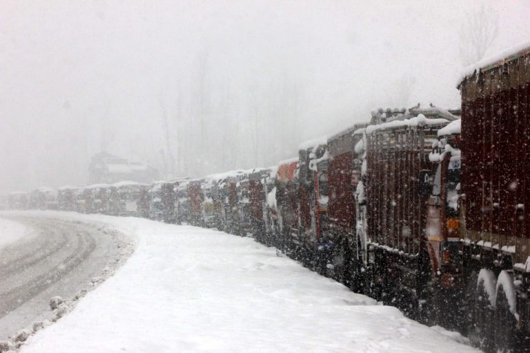 Jammu-Srinagar highway closed amid snowfall, landslides