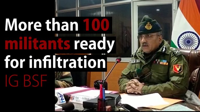 Watch| More than 100 militants ready for infiltration: IG BSF