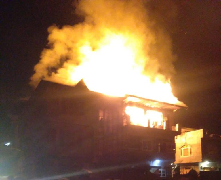4 residential houses gutted in Poonch blaze