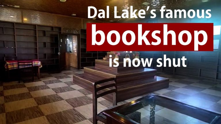 Watch| Dal Lake’s famous bookshop is now shut