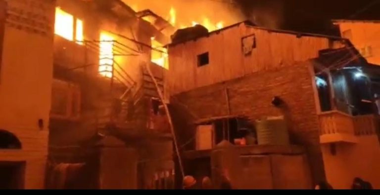 6 residential houses damaged in Srinagar fire incident