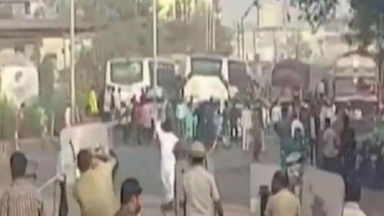 Stone-pelting in UP’s Sambhal after colour thrown at Masjid
