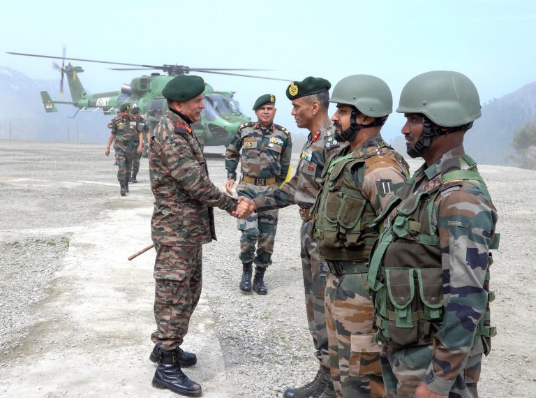Northern army commander reviews security situation along LoC