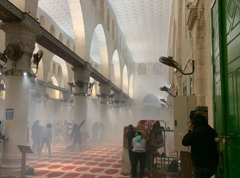 Friday prayers: Israeli forces raid Al-Aqsa, over 60 Palestinians injured