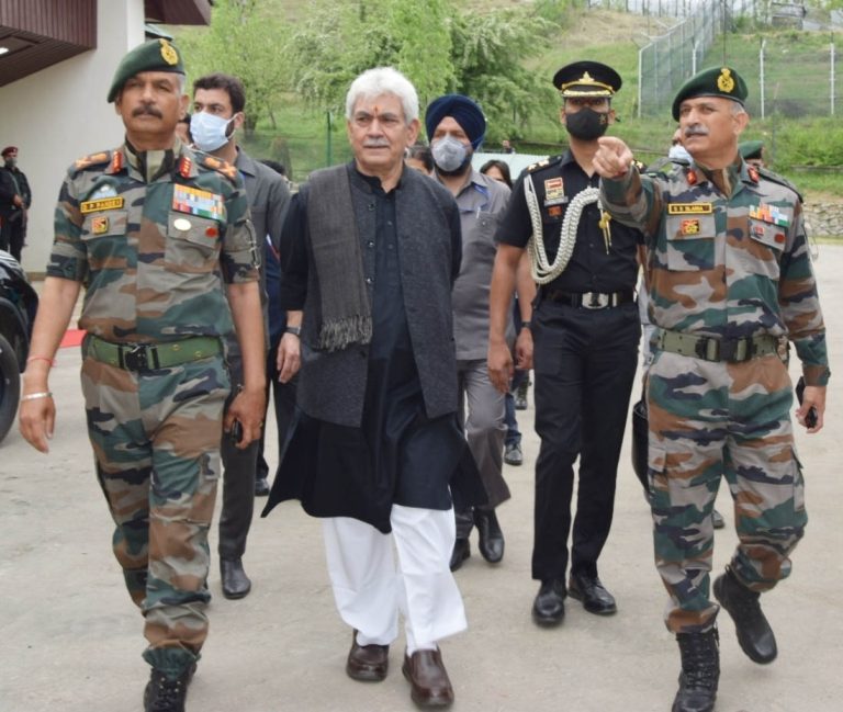 Security grid alert; nobody needs to panic: LG Manoj Sinha