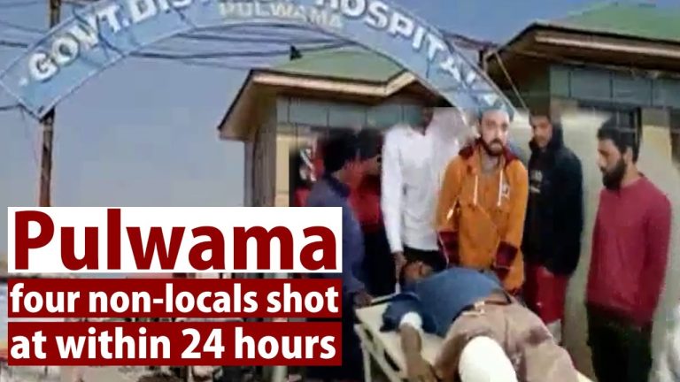 Watch| Pulwama: four non-locals shot at within 24 hours