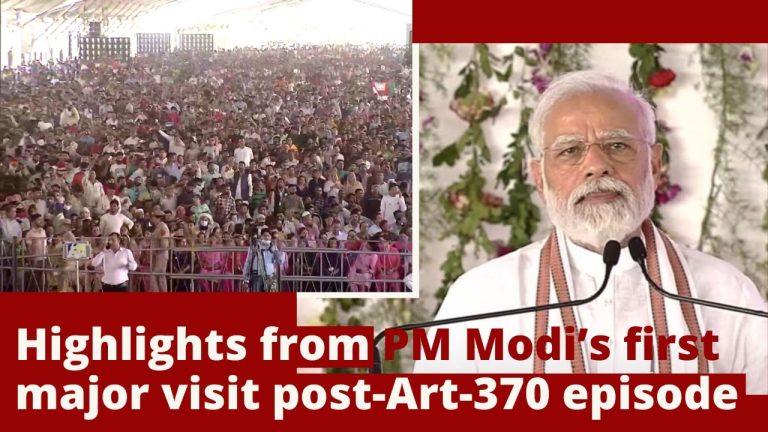 Watch| Highlights from PM Modi’s first major visit post-Art-370 episode