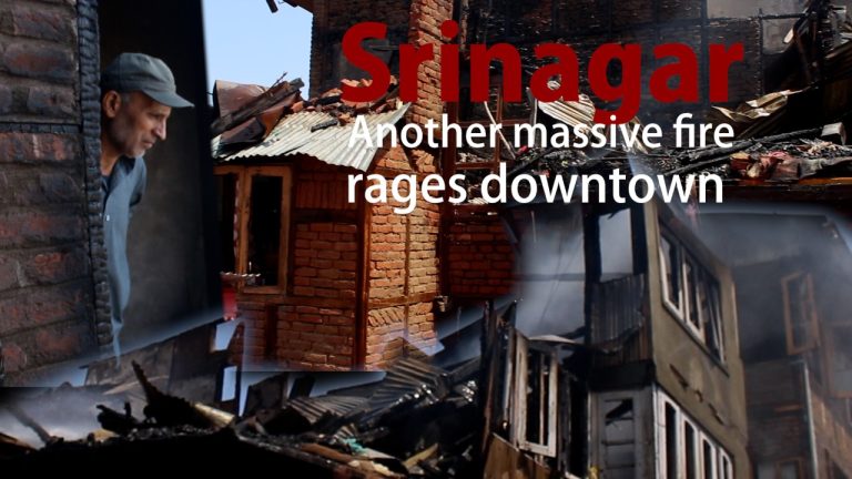 Watch| Srinagar: Another massive fire rages downtown