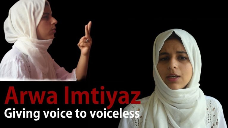 Watch| Arwa Imtiyaz: Giving voice to voiceless