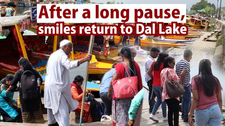 Watch | After a long pause, smiles return to Dal Lake