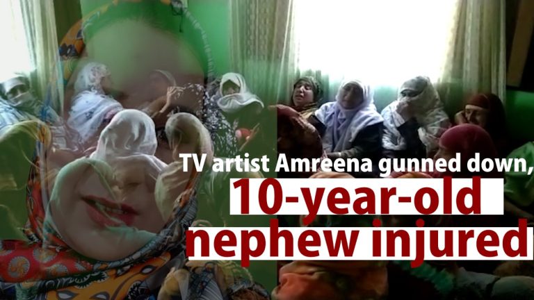 Watch | TV artist Amreena gunned down, 10-year-old nephew injured