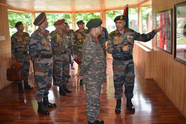 Northern Army Commander arrives on 3-day visit to Kashmir