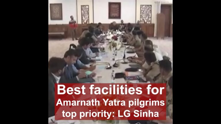Watch | Best facilities for Amarnath Yatra pilgrims top priority: LG Sinha
