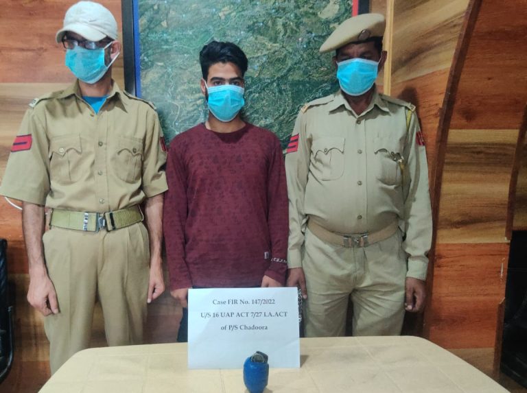 Grenade attack on minorities: Another ‘hybrid militant’ arrested in central Kashmir