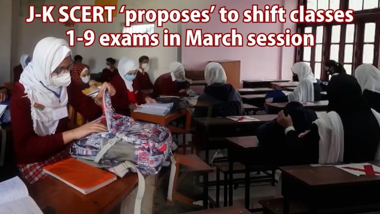Watch | J-K SCERT ‘proposes’ to shift classes 1-9 exams in March session