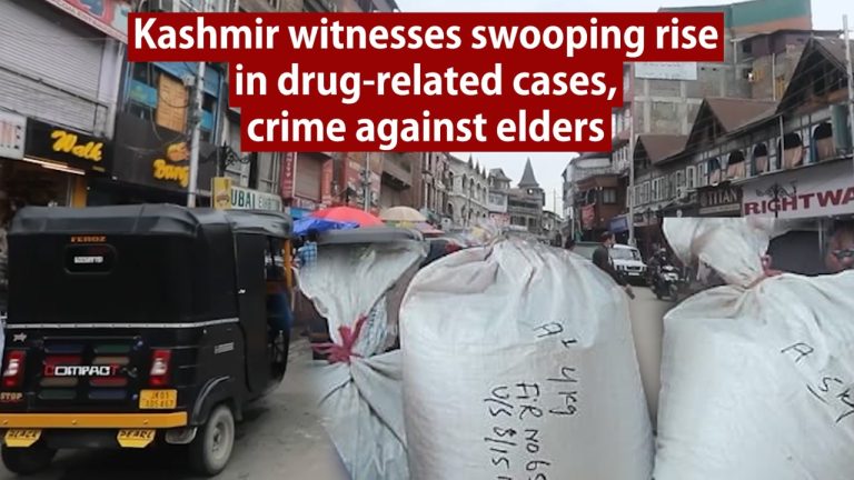 Watch | Kashmir witnesses swooping rise in drug-related cases, crime against elders
