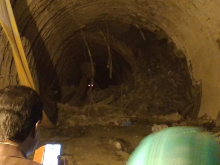 Portion of under-construction tunnel collapses in Ramban